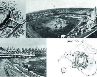 Dos jugadas, un edificio: la construcción del Estadio Azteca