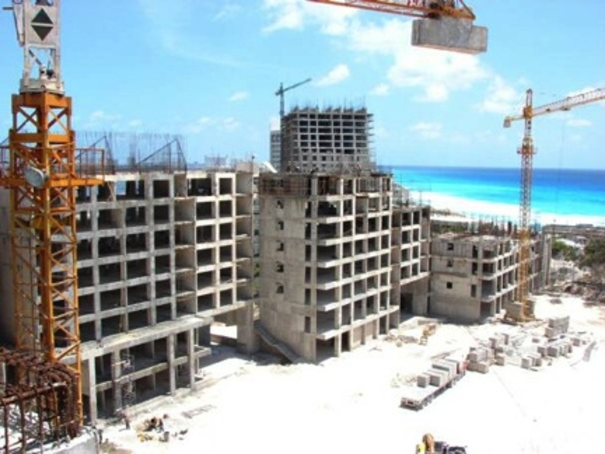 Nuevas construcciones de hoteles en Cancún