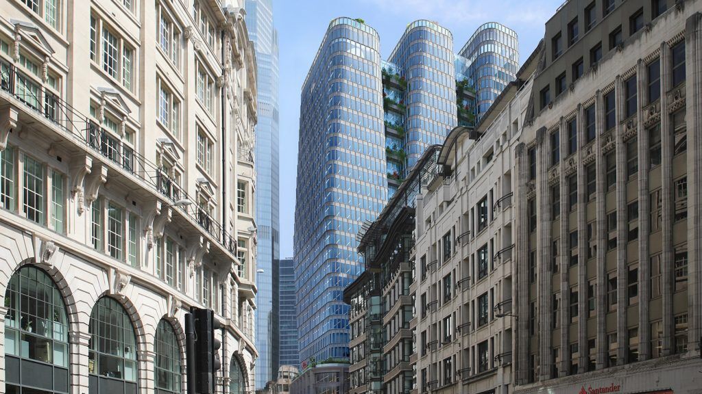 Tres rascacielos se unirán por jardines en Londres